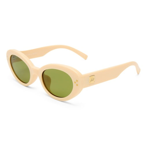 Le Specs Tootsie + in OFF WHITE
