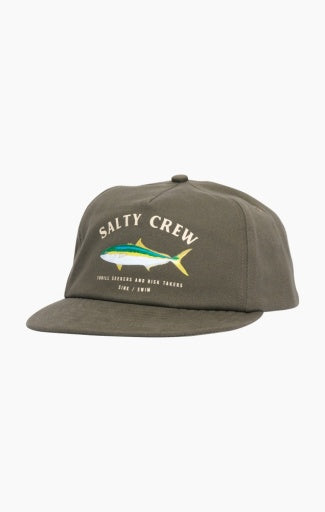 Salty Crew Yellowtail 5 Panel in OLIVE