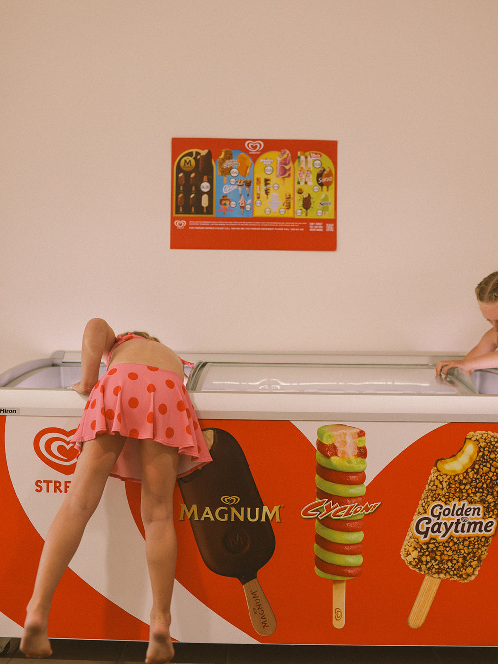 Small Swim Club Pink Polka Bikini Set in Polka