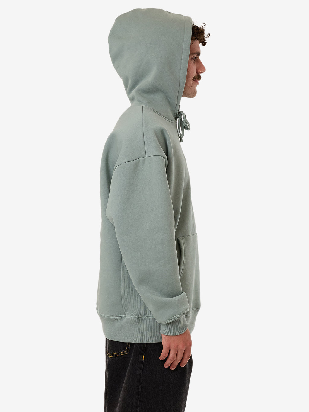 Thrills Ambient Connections Slouch Pull On Hood - Chinois Green in Chinois Green