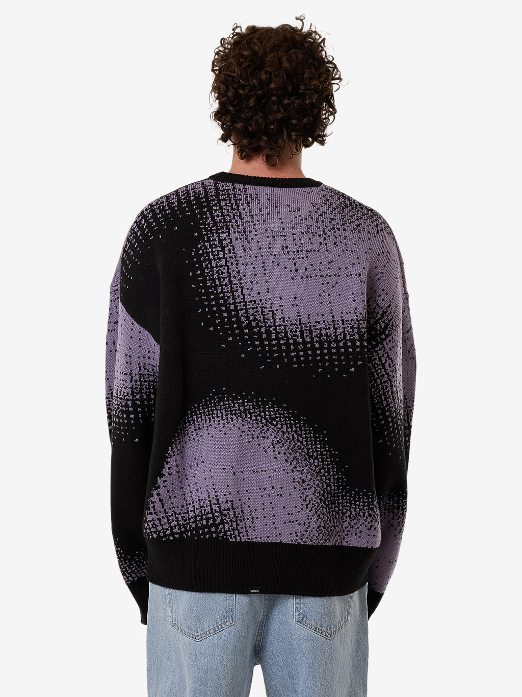 Thrills Relax Your Eyes Crew Knit - Black in Black