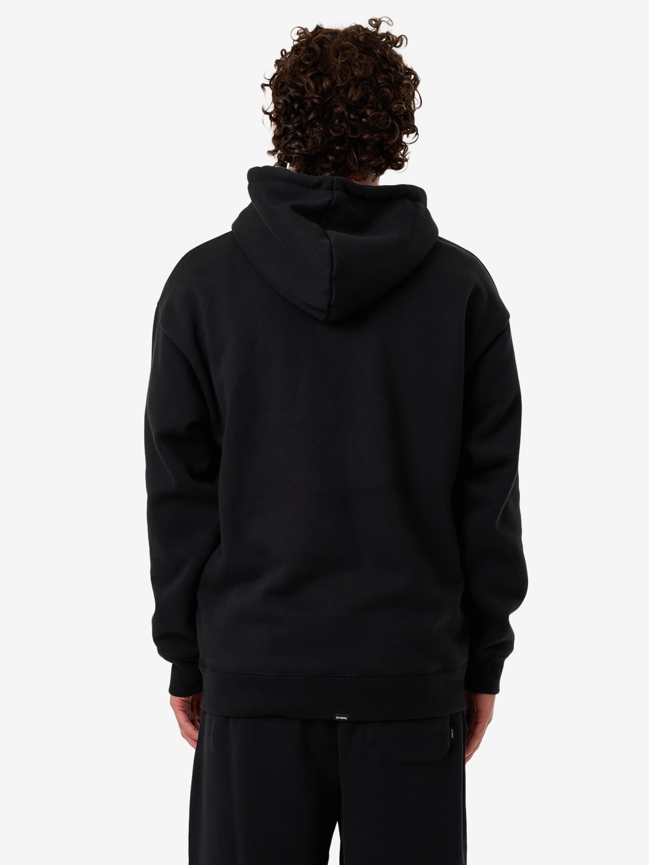 Thrills Born To Fly Zip Hood Fleece - Washed Black in Washed Black