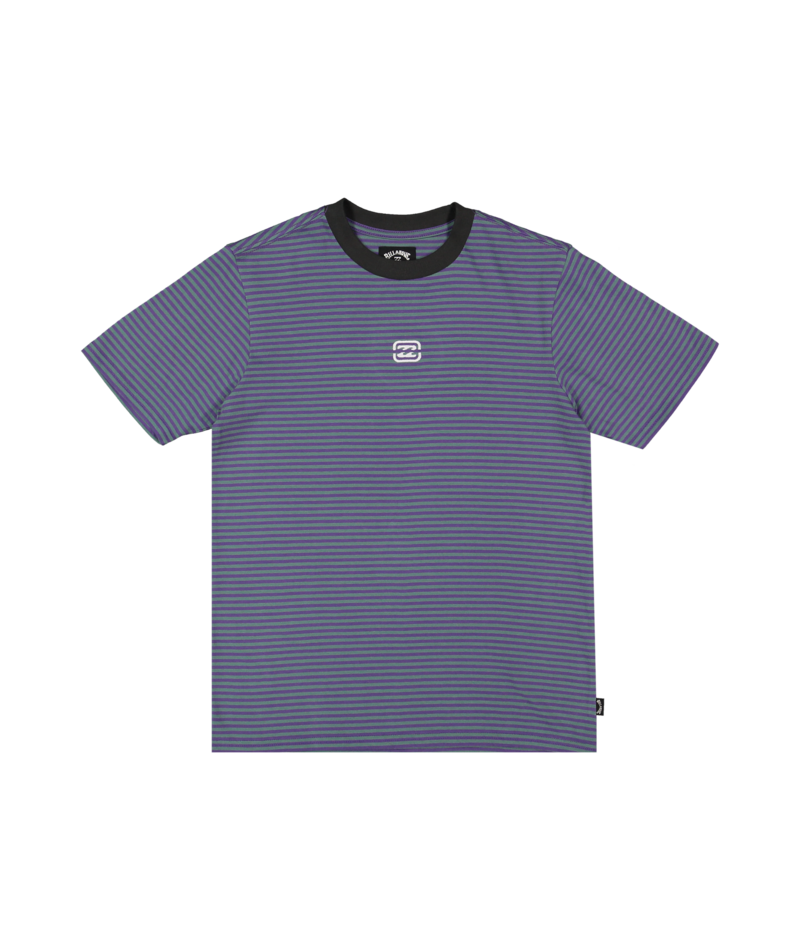 Billabong Boys Absense Stripe Ss in PURPLE