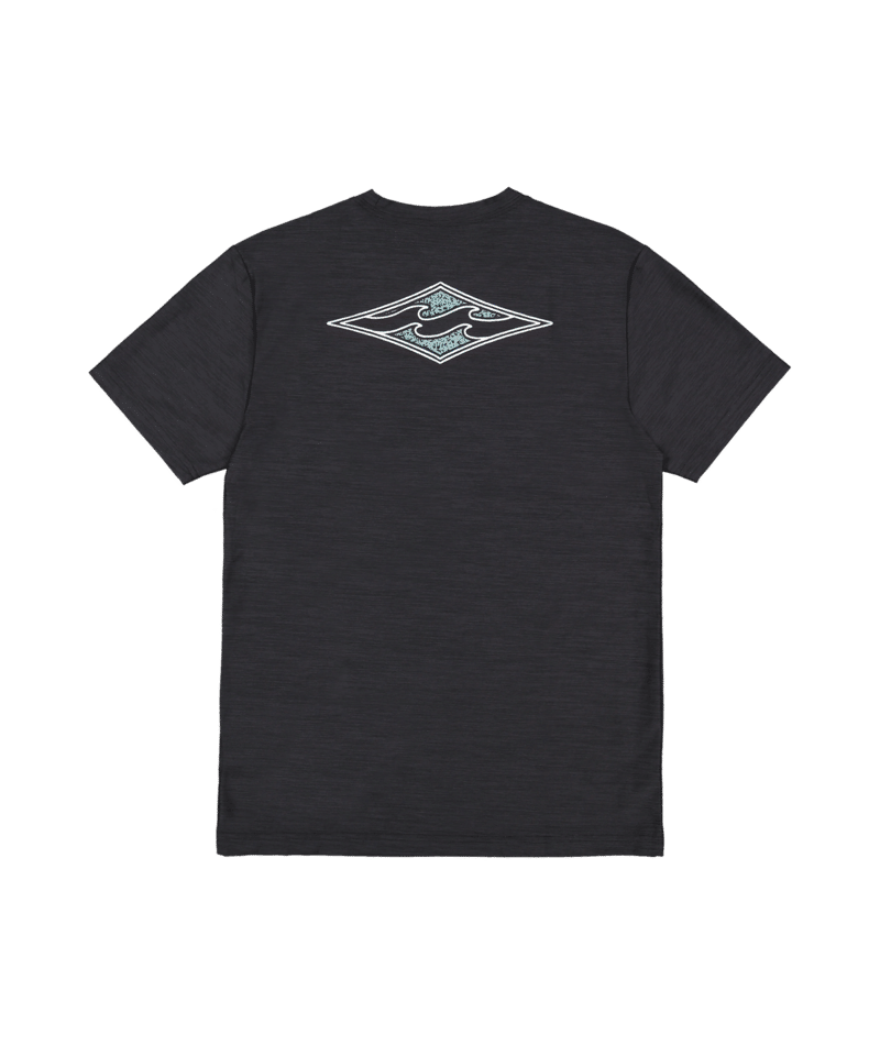 Billabong Boys Diamond Shoreline Lf Ss in BLACK HEATHER