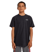 Billabong Boys Diamond Shoreline Lf Ss in BLACK HEATHER