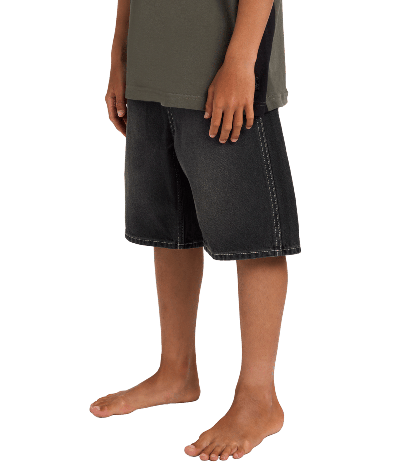 Billabong Boys Spec Denim Short in BLACK