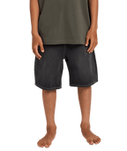 Billabong Boys Spec Denim Short in BLACK