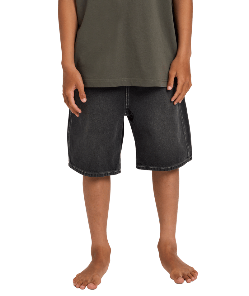 Billabong Boys Spec Denim Short in BLACK