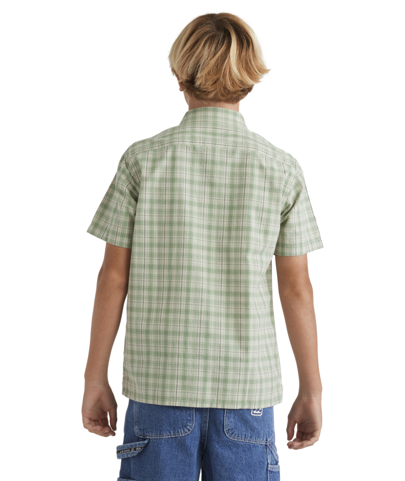 Billabong Boys Mogul Check  Ss in OATMEAL