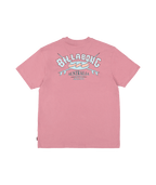 Billabong Boys Heritage Arch Ss in RED DAHLIA