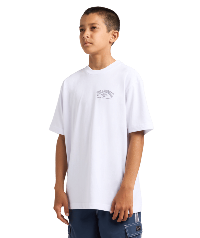 Billabong Boys Legacy Ss in WHITE