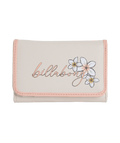 Billabong Hibiscus Haze Trifold Wallet in SALT CRYSTAL