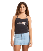 Billabong Bloom Crush Halter in OFF BLACK
