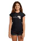 Billabong Bloom Crush Ss Sunshirt in BLACK
