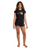 Billabong Bloom Crush Ss Sunshirt in BLACK