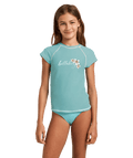 Billabong Saltwater Soul Ss Rashguard in MISTY BLUE