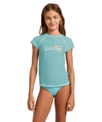 Billabong Saltwater Soul Ss Rashguard in MISTY BLUE