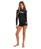 Billabong Saltwater Soul Ls Rashguard in BLACK PEBBLE