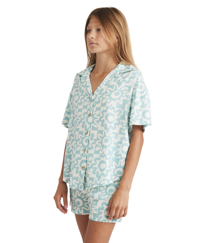 Billabong Lost On You Shirt in MISTY BLUE