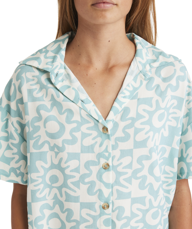 Billabong Lost On You Shirt in MISTY BLUE