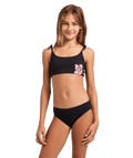 Billabong Waterlily Bralette Set in BLACK PEBBLE
