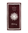 Billabong A Bikini Kinda Life Towel in ESPRESSO