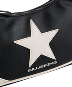 Billabong Starsurfer Shoulder Purse in BLACK PEBBLE