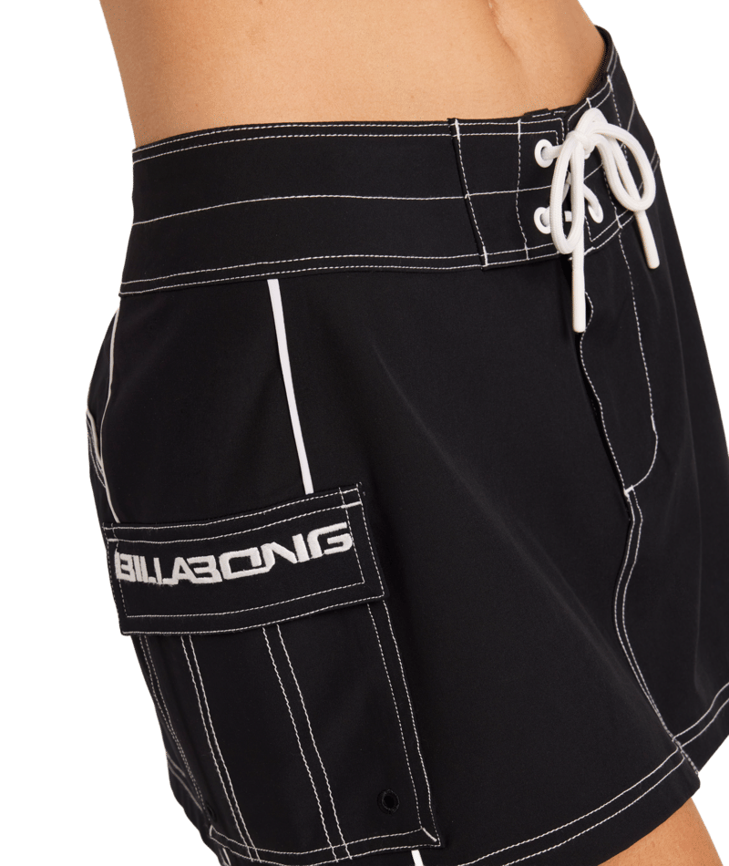 Billabong Luvsurf Skirt in BLACK PEBBLE