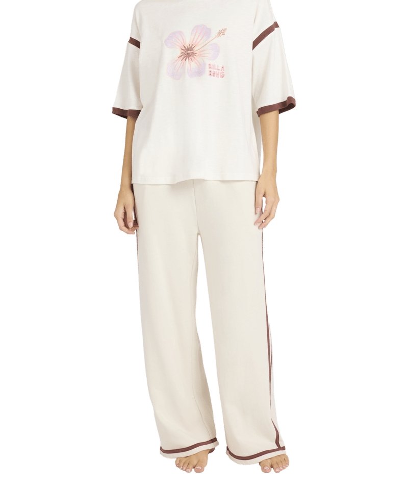 Billabong Back To It Trackpant in SALT CRYSTAL