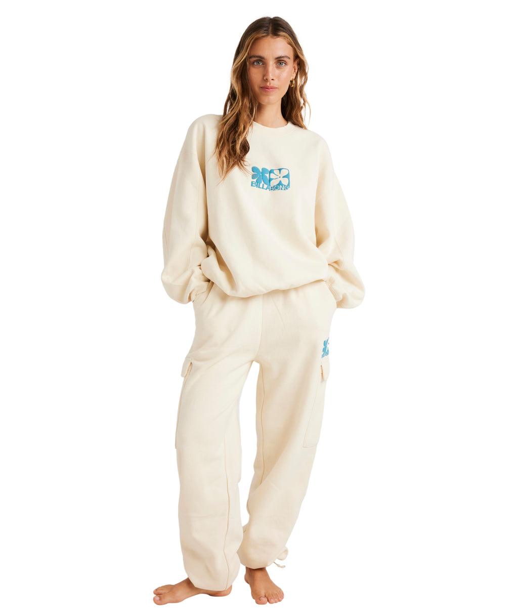 Billabong Lucky You Kendall Crew in SALT CRYSTAL