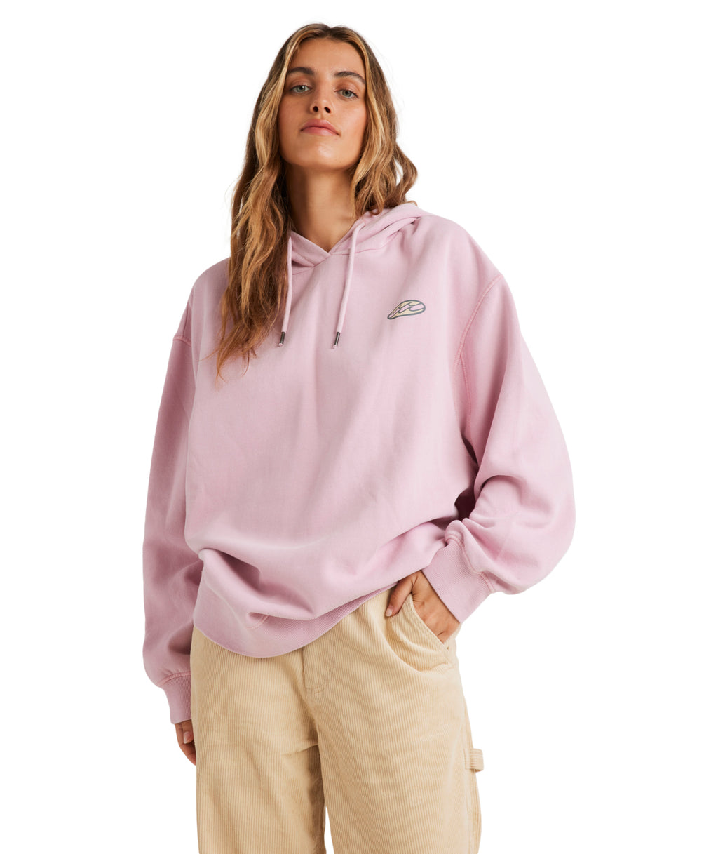 Billabong Beach Tour Hoodie in CHALK PINK