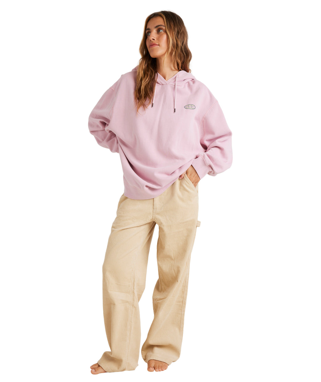 Billabong Beach Tour Hoodie in CHALK PINK