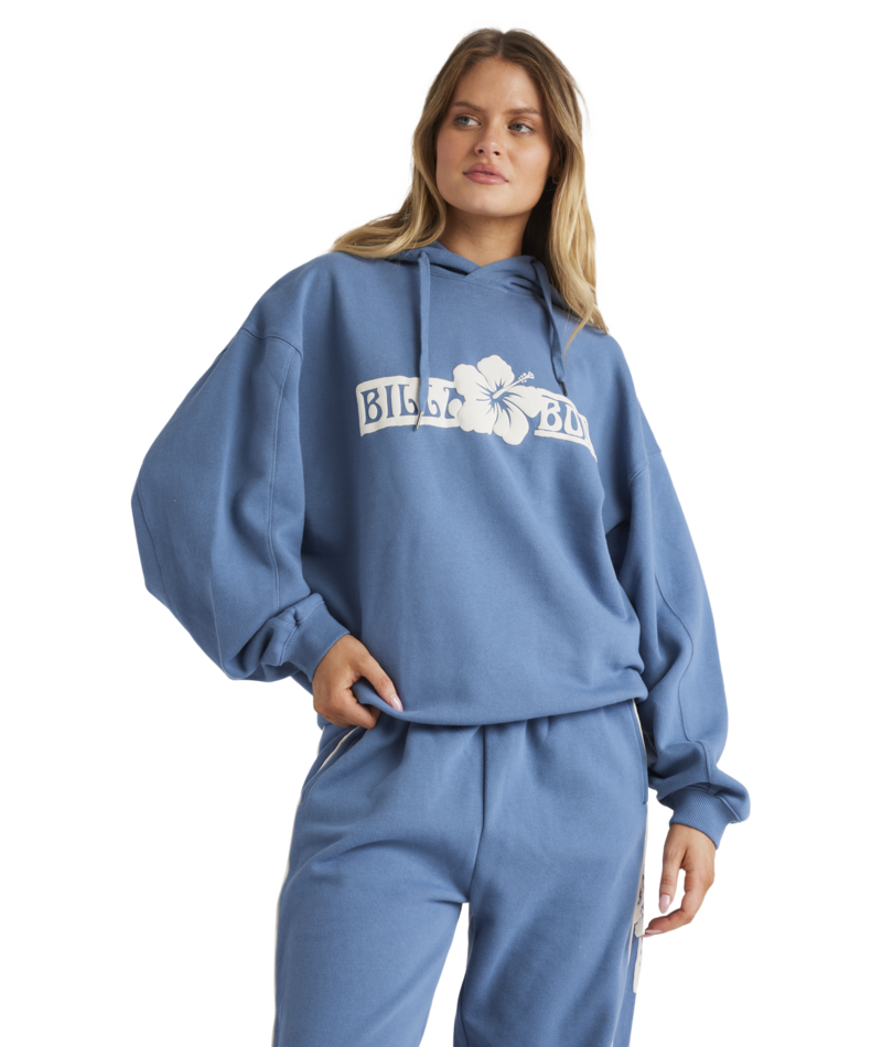 Billabong Surf Kiss Kendall Hoodie in WASHED WATERS