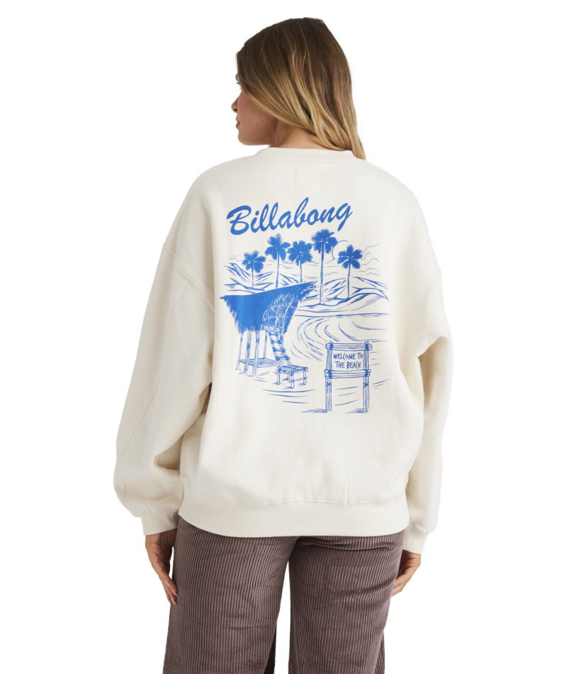 Billabong Such A Vibe Kendall Crew in SALT CRYSTAL