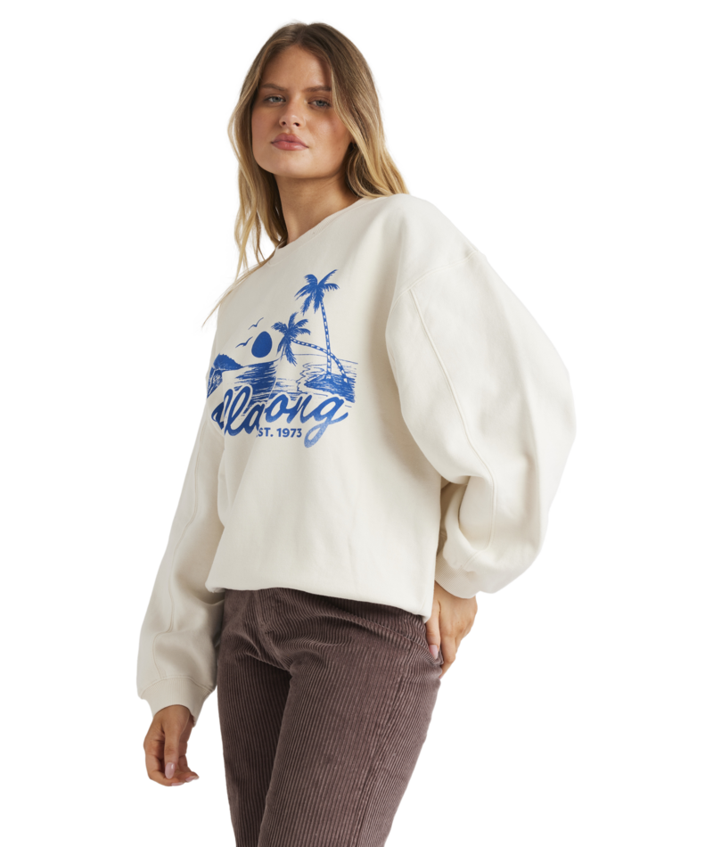 Billabong Such A Vibe Kendall Crew in SALT CRYSTAL