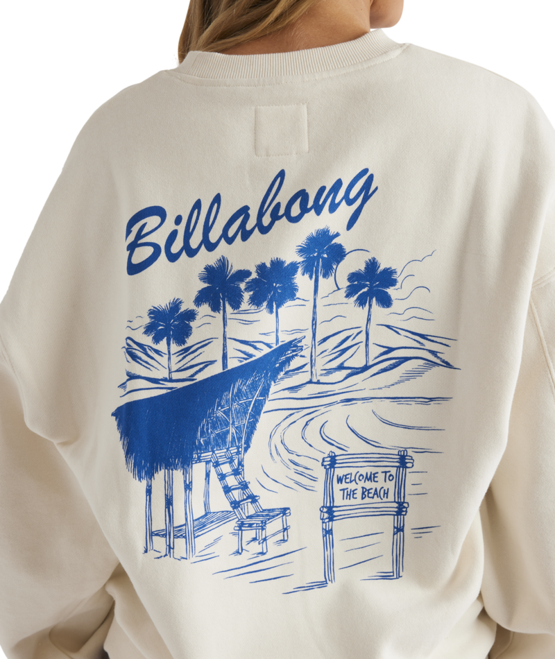Billabong Such A Vibe Kendall Crew in SALT CRYSTAL