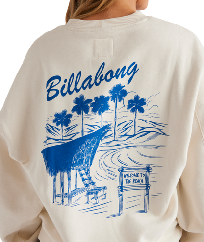 Billabong Such A Vibe Kendall Crew in SALT CRYSTAL