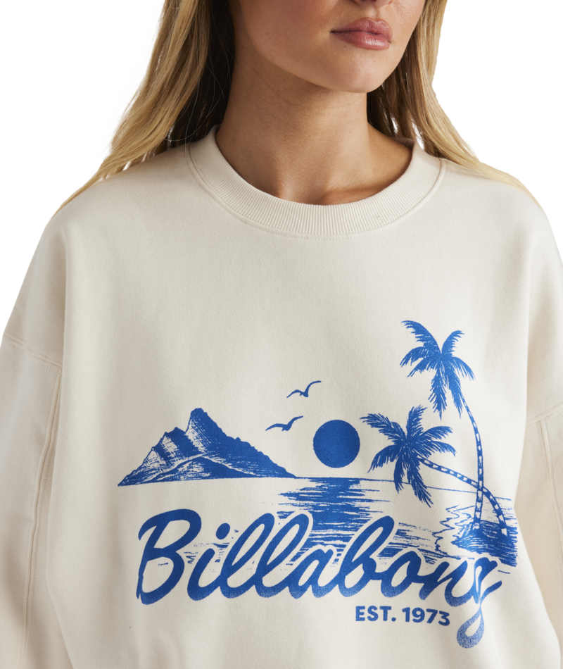 Billabong Such A Vibe Kendall Crew in SALT CRYSTAL