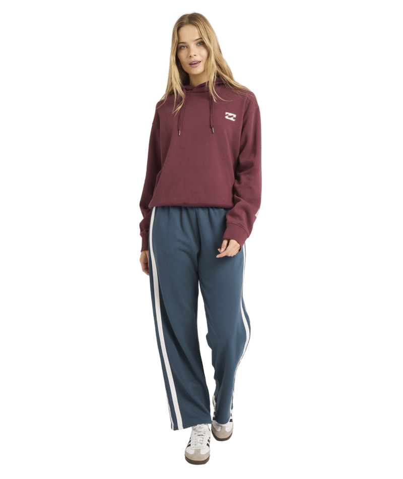 Billabong Easy Waves Hoodie in DEEP RED