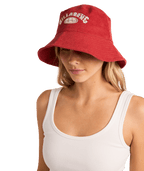 Billabong Living 73 Bucket Hat in RED CRUSH