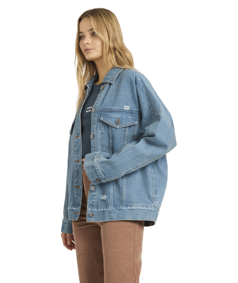 Billabong Cool Times Jacket in SUN FADED INDIGO