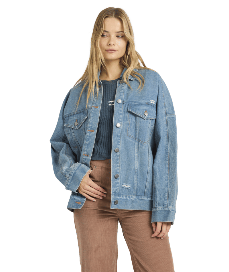 Billabong Cool Times Jacket in SUN FADED INDIGO