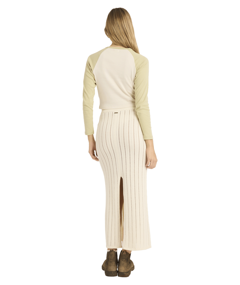 Billabong Mindy Maxi Skirt in WHITECAP