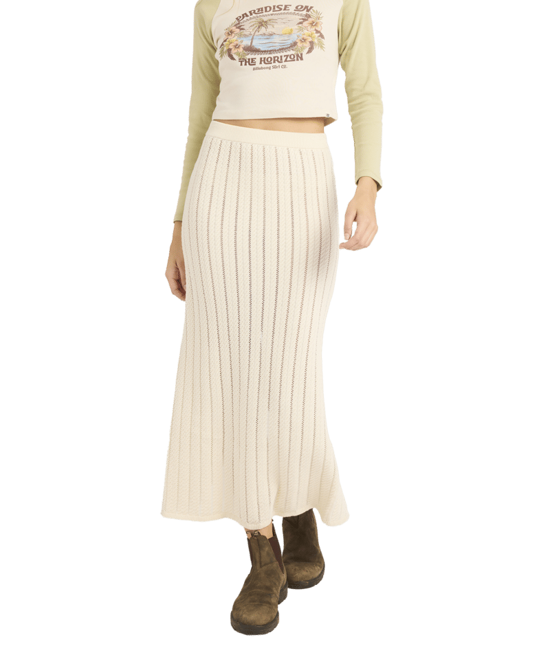 Billabong Mindy Maxi Skirt in WHITECAP