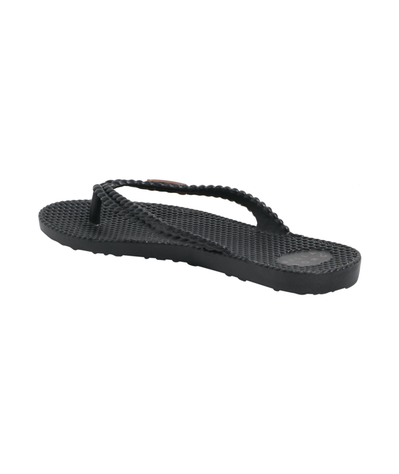 Billabong Kick Back Thong - Solid in BLACK/ROSE