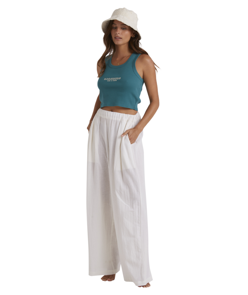 Billabong Follow Me Pant in WHITE