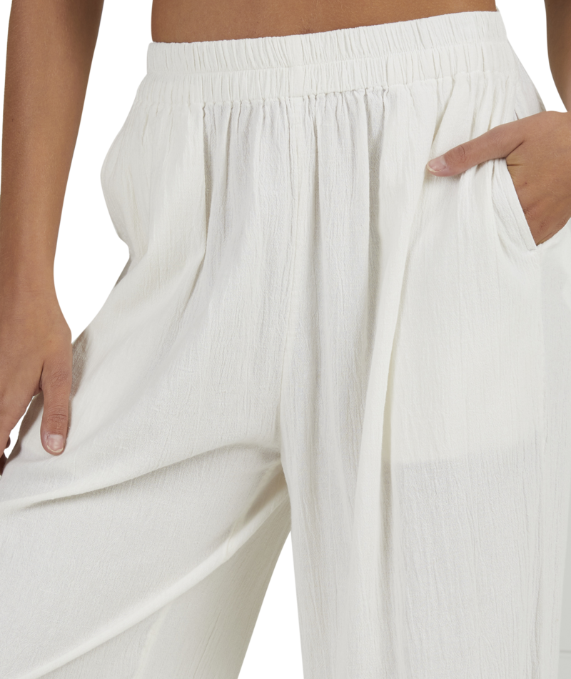 Billabong Follow Me Pant in WHITE