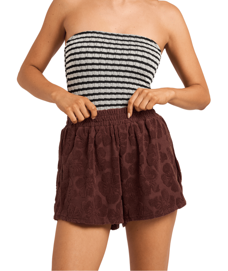 Billabong Holiday Moon Terry Short in TEAK