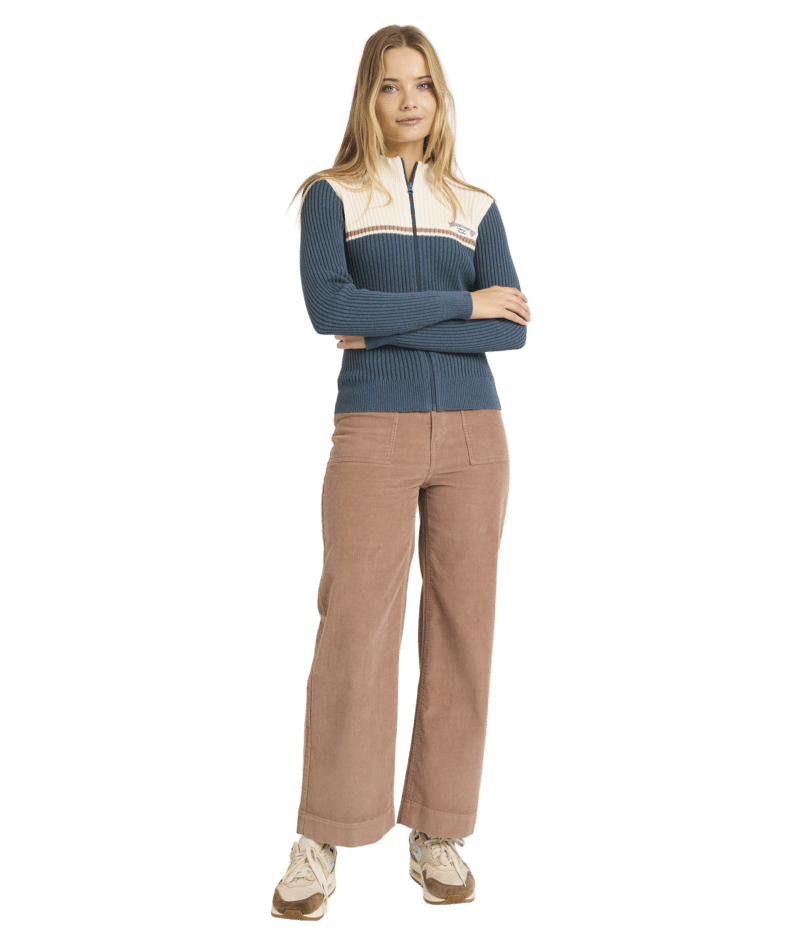 Billabong Real Since 73 Full Zip Jacket in STORMY