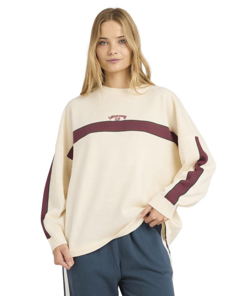 Billabong Endless Ease Sweater in SALT CRYSTAL